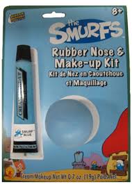 smurf nose and makeup kit in stock