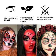 face body paint cosplay makeup kit
