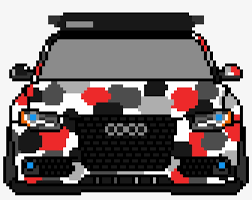 Grille pixels le pirate lulu la taupe . Audi A4 Pixel Art 3000x3000 Png Download Pngkit