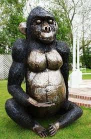 Eastern Mountain Gorilla Garden Sculpture