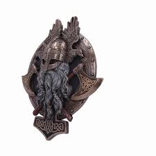 For Valhalla Viking Bronze Wall Plaque