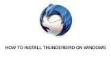 How to install Mozilla Thunderbird