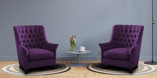 quench lounge chair in purple colour