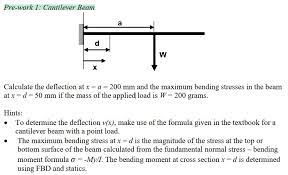 cantilever beam calculate