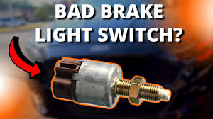 symptoms of a bad brake light switch