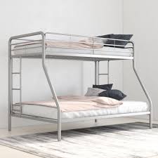 dhp twin over full metal bunk bed frame