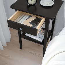 These furniture sets may also include particleboard, and several have an attractive veneer, in colours that. Hemnes Bedside Table Black Brown 46x35 Cm Ikea