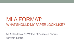 Mla Format Sample Paper  th Edition Mla Format In Essay In Mla Format  Example