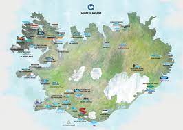 ˈi:sland] bedeutet ‚eisland') ist ein dünn besiedelter inselstaat im äußersten nordwesten europas. Karten Von Island Regionen Attraktionen Und Sehenswurd