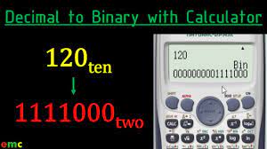 how to convert decimal to binary using