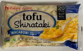 macaroni shape tofu shirataki