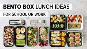 bento box lunch ideas for work or