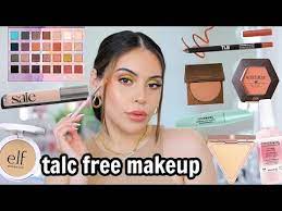 full face using only talc free makeup