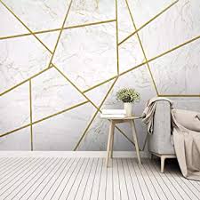 Wall decoration ideas repainting the kitchen is maybe the most practical home change there is. Amazon Com Ycry Wallpaper 3d White Marble Texture Gold Line Luxury Wall Mural Wall Decoration Poster Picture Photo Hd Print Modern Decorative Murals 450x300cm Baby