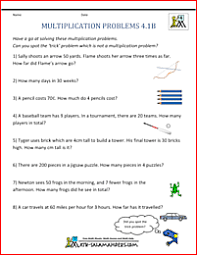 Click on the icons for more detailed. Multiplication Word Problems 4th Grade