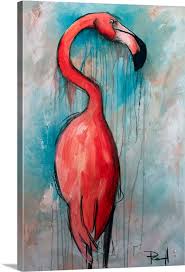 Flamingo Wall Art Canvas Prints