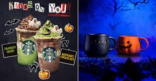 Enjoy a warm cup of coffee on a cool october day with these pumpkin shaped ceramic mugs with halloween themed decorations. Starbucks S Pore Launching New Halloween Themed Frapp Boo Ccinos Cakes Merchandise From Oct 9 Great Deals Singapore