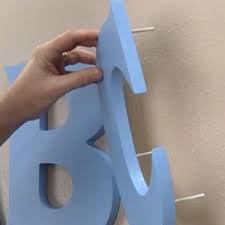 Painted Wooden Letters