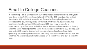 How to find your best college match. College Athletics So You Want To Play A Sport In College What Now Ppt Download