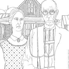 free art history coloring pages