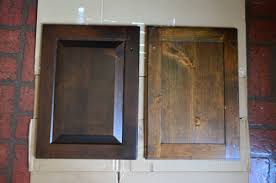 staining your wood cabinets darker