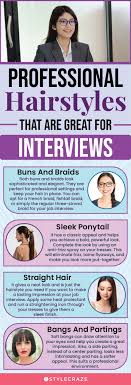 best interview hairstyles for women to