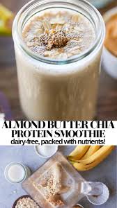 almond er protein smoothie the