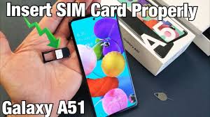What happens when a sim card goes bad? Galaxy A51 How To Insert Sim Card Properly Youtube