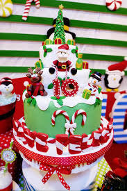 Pin by the craft pany on christmas cake decorating ideas. Kara S Party Ideas Christmas Themed 10th Birthday Party