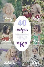 40 unique baby names starting with