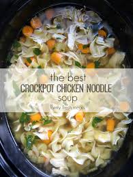 the best crockpot en noodle soup