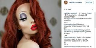jessica rabbit makeup tutorial