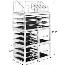 large acrylic organiser cosmetic makeup