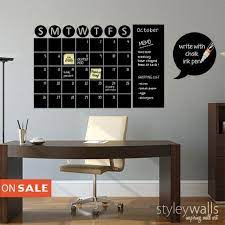 Chalkboard Calendar Decals Chalk Board