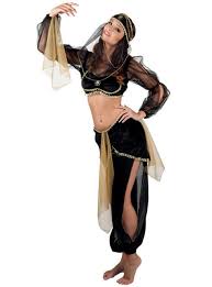 belly dancer costume for women in black