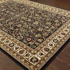 oriental weavers ariana area rug round 8 black