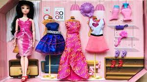 Búp bê Barbie có khớp và quần áo thời trang, phụ kiện - Barbie dolls &  accessorie (Chim Xinh) - YouTube