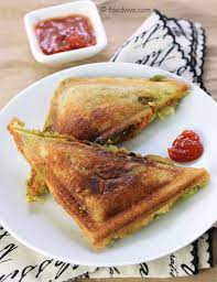 veg masala toast sandwich recipe