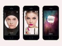 china with makeup genius app
