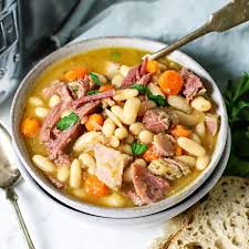 slow cooker ham and bean soup recipe