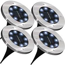 Sunco Lighting 4 Pack Solar Path Lights Dusk To Dawn 7000k Diamond White Cross Spike Stake For Easy In Ground Install Solar Powered Led Landscape Lighting Rohsce Buy Products Online With Ubuy