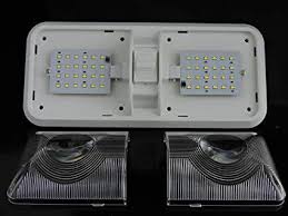 Newest Style 6000k Bright White 1 Pack Rv Led Ceiling Double Dome Light Fixture With On Off Switch Interior Lighting Icnuts Company Llc Cordless Drill Winch System For Fish Houses