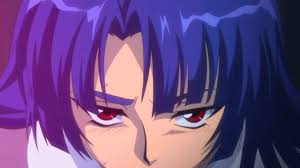 yatsu murasaki, taimanin (series), taimanin murasaki, animated, animated  gif, imminent fellatio, long hair, penis awe, penis shadow, purple hair,  red eyes, sexually suggestive, shadow, surprised - Image View - | Gelbooru -