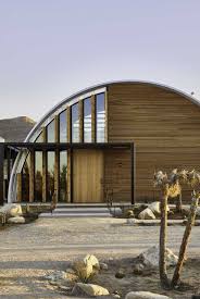 a quonset hut inspired clubhouse was