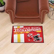 fanmats kansas city chiefs dynasty starter mat