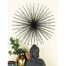Spiked Wall Decor Iron Metal Hollow