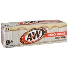 a w root beer zero sugar 12 pack