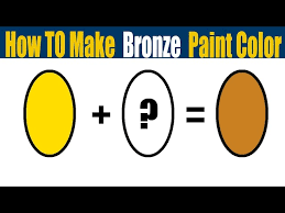 Color Mixing To Make Bronze