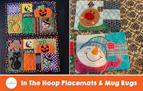 the hoop placemats mug rugs