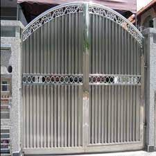 designer stainless steel grill gate
